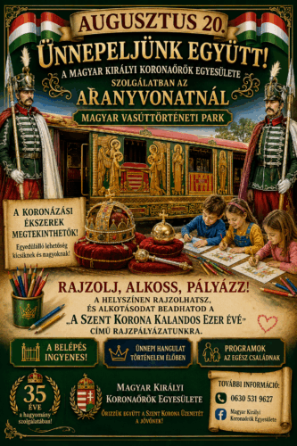 Vasúttörténeti Park augusztus 20-án