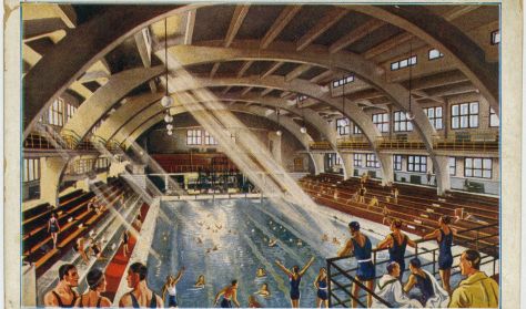 Klebelsberg-mozaik kiállítás a Vigadóban